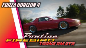 Forza Horizon 4. Pontiac Firebird Trans AM GTA '87. Free driving.