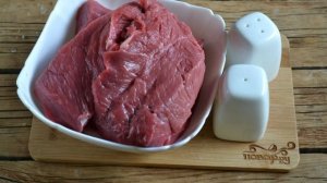 Бифштекс из говядины на сковородке