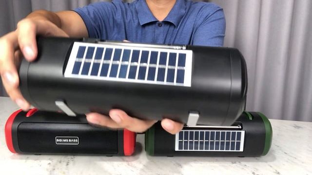 ลำโพงบลูทูธ BOOMS BASS L26 ลำโพงบลูทูธที่มาพร้อมแผงโซล่าร์เซลล์ смотреть онлайн