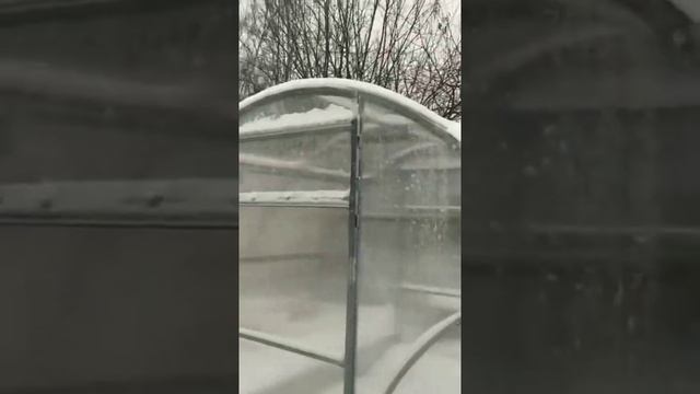 Зима для теплицы со сдвижными панелями