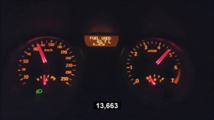 Renault Megane II 1.6 16V (115HP) - Acceleration 0-100 km/h