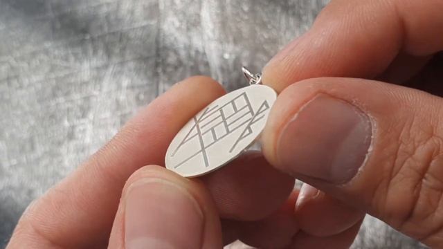 Серебряный круглый кулон для амулетов смотреть онлайн