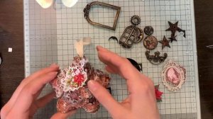 Мастер-класс Ёлочная игрушка / alterscrap object / scrapbooking