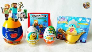 МИНЬОНЫ, МАЙНКРАФТ, КИНДЕР СЮРПРИЗ НАТУНС, Littlest Pet Shop