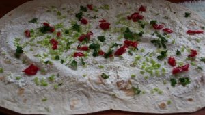 Лаваш с творожным сыром
