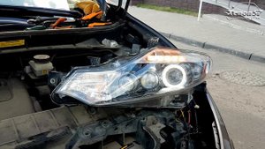 Nissan Murano Z51 - замена линз и тюнинг фар. Бегущий поворотник