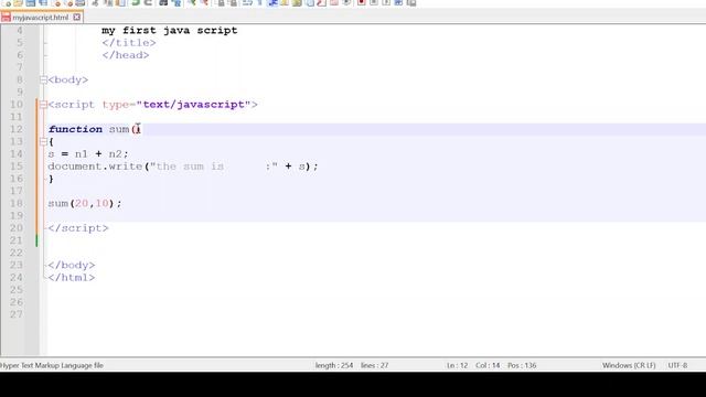 calling a function in JavaScript with parameters
