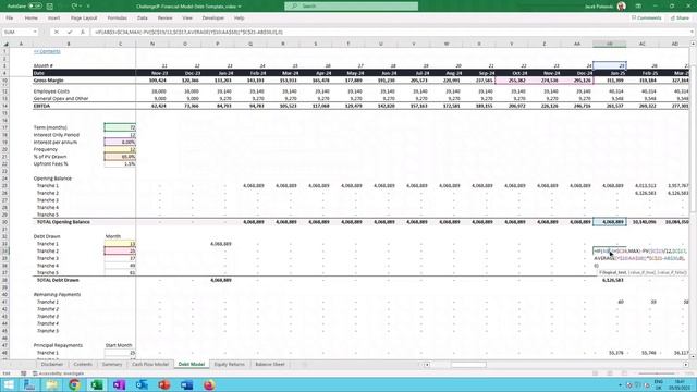 How to Create a Financial Model with Debt Funding смотреть онлайн