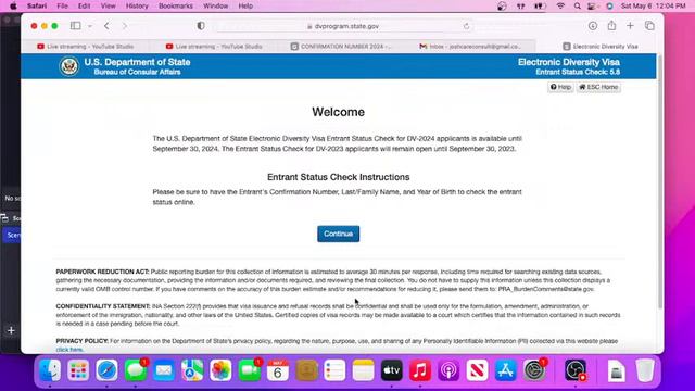 DV 2024 results live streaming смотреть онлайн