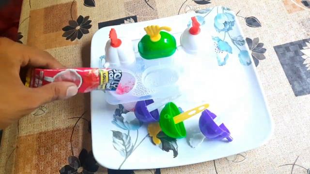 Jolly Rancher Strawberry and Sprite Mix ice popsicle