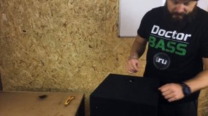 Ошибка при обтягивании сабвуфера карпетом