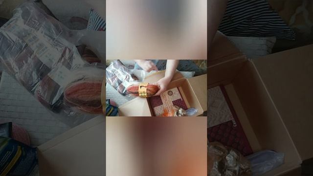 #приятная_распаковка.#подароккоднюрождения//ПОСЫЛКА отГАЛИНЫ,канал"Вязание моя жизнь". смотреть онлайн