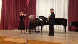 Баев Евг. Праздничный терцет, II часть (скрипка, труба, фортепиано)