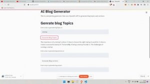 AI Blog Generator using GPT 3 (openAI)