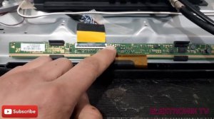 Ремонт LED телевизор не работает экран изображения нет подсветка работает#ELEKTRONIK TV