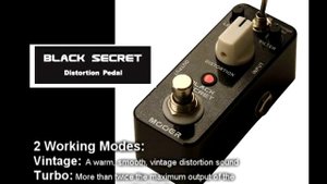 Mooer Black Secret Distortion Micro Pedal