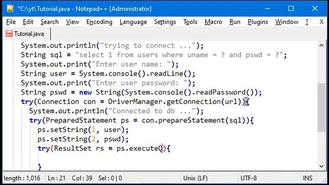 Console Login Application Tutorial Part 3 of 3 | JDBC + SQLite3 Tutorial | Tecq Mate