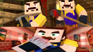 ВСЕ МОИ ВИДЕО ПО ПРИВЕТ СОСЕДУ В МАЙНКРАФТ