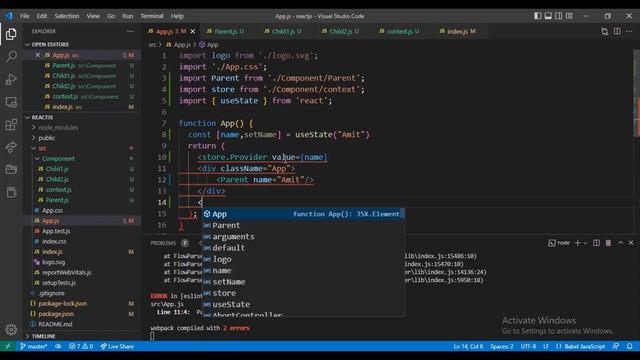 how to use context api in reactjs | createContext | useContext смотреть онлайн