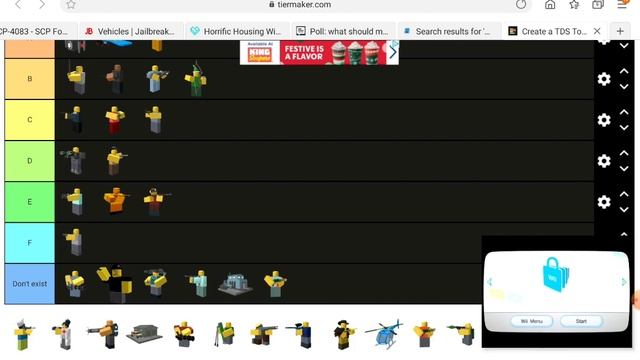 Tower Defense Simulator Tower Tier List смотреть онлайн