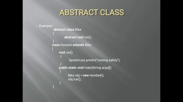 Abstract class & Interface(Java Programming) смотреть онлайн
