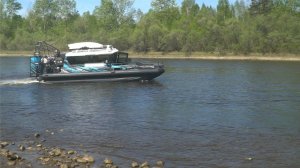 Увеличили производительность аэролодки за счет поддува