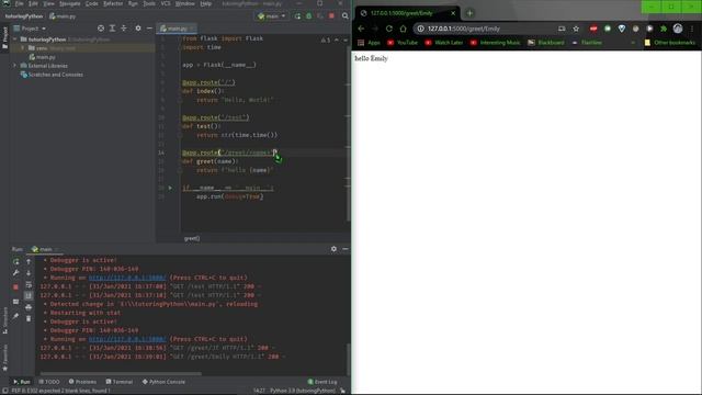 Python Tutorial: Flask смотреть онлайн