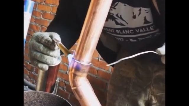Пайка медных труб видео - монтаж отопления смотреть онлайн