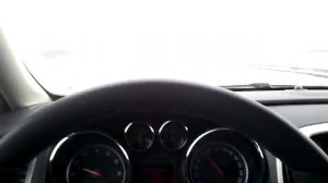 Opel astra 1.6T AT расход, трасса