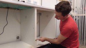 Моя кухня Часть 8. Подключение розетки, Установка столешницы, Установка духового шкафа