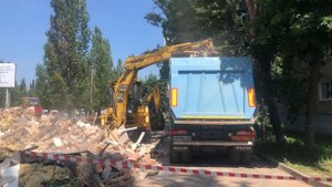 Komatsu WB97S-5EO демонтаж