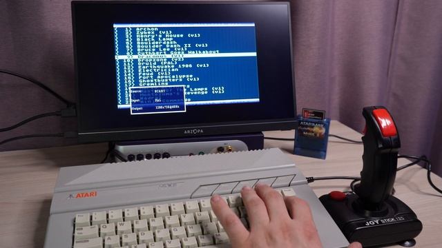 Ретро игры на компьютере ATARI 65XE