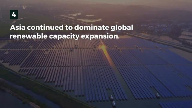 Asia continued to dominate global renewable capacity expansion. смотреть онлайн