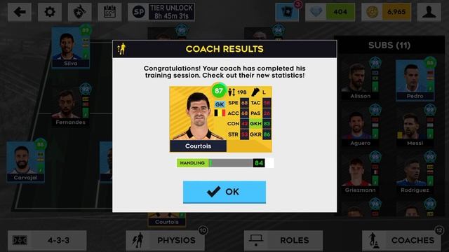 Upgrade Max goalkeeper Thibaut courtois DLS 2022 / Dream League Soccer 2022