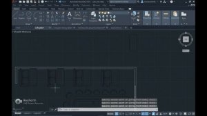 Café layout plan for model house || AutoCAD Interior Design || 1