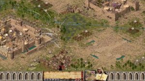 Stronghold Crusader - Spectacular AI Battles #036: Wazir, Nizar & Caliph vs. 3 Pigs