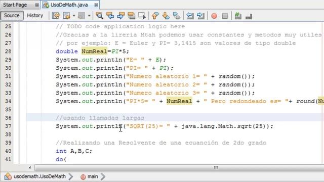 12 Curso de java desde cero (Práctica) by Cus: Ejemplo Math y Resolvente смотреть онлайн