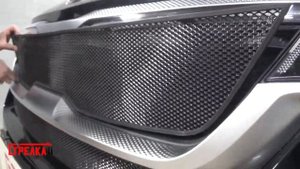 Защита радиатора KIA SELTOS (I) с 2019г.в. (Черный) - strelka11.ru