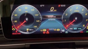 2020- Mercedes GLE service Reset