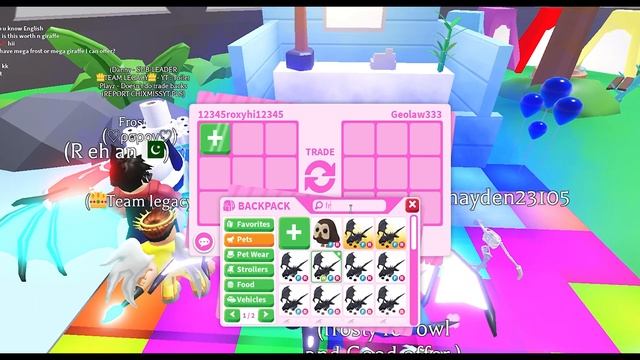 Mega Trades In Richest Ever Adopt Me Trading Server Ep10 смотреть онлайн