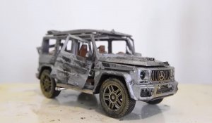 Mercedes-Benz G63 AMG - Реставрация модели авто\\ Крутые идеи для подростков!