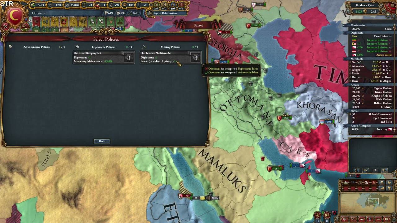 Europe Universalis IV 1.34.5 Casual ottomans часть 14.