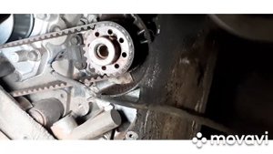 замена грм на 6а13, митсубиси