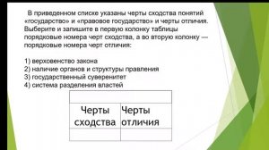 Правовое государство (Обществознание 9 класс)