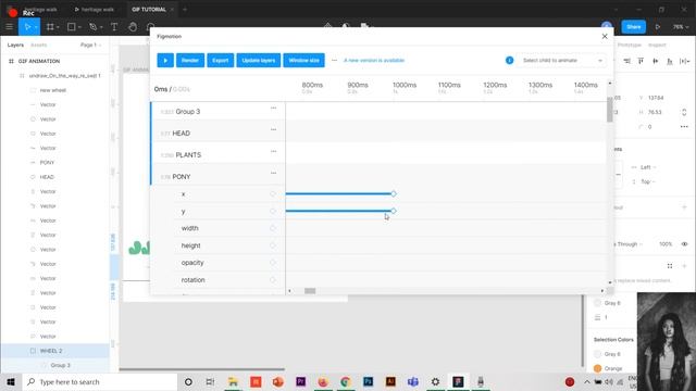 How to Create GIFs in FIGMA 2020 II How to animate a girl riding a bike II Top 5 Figma Plugins 2020 смотреть онлайн