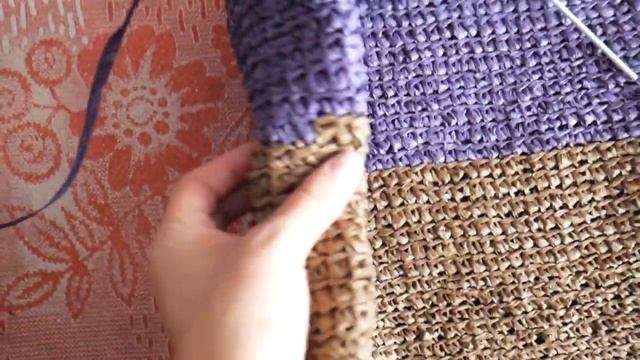 Сумка-шоппер легко своими руками! Сумка крючком из раффии на подкладке смотреть онлайн