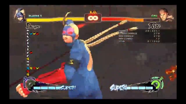 USF4: Decapre Overhead Combos смотреть онлайн