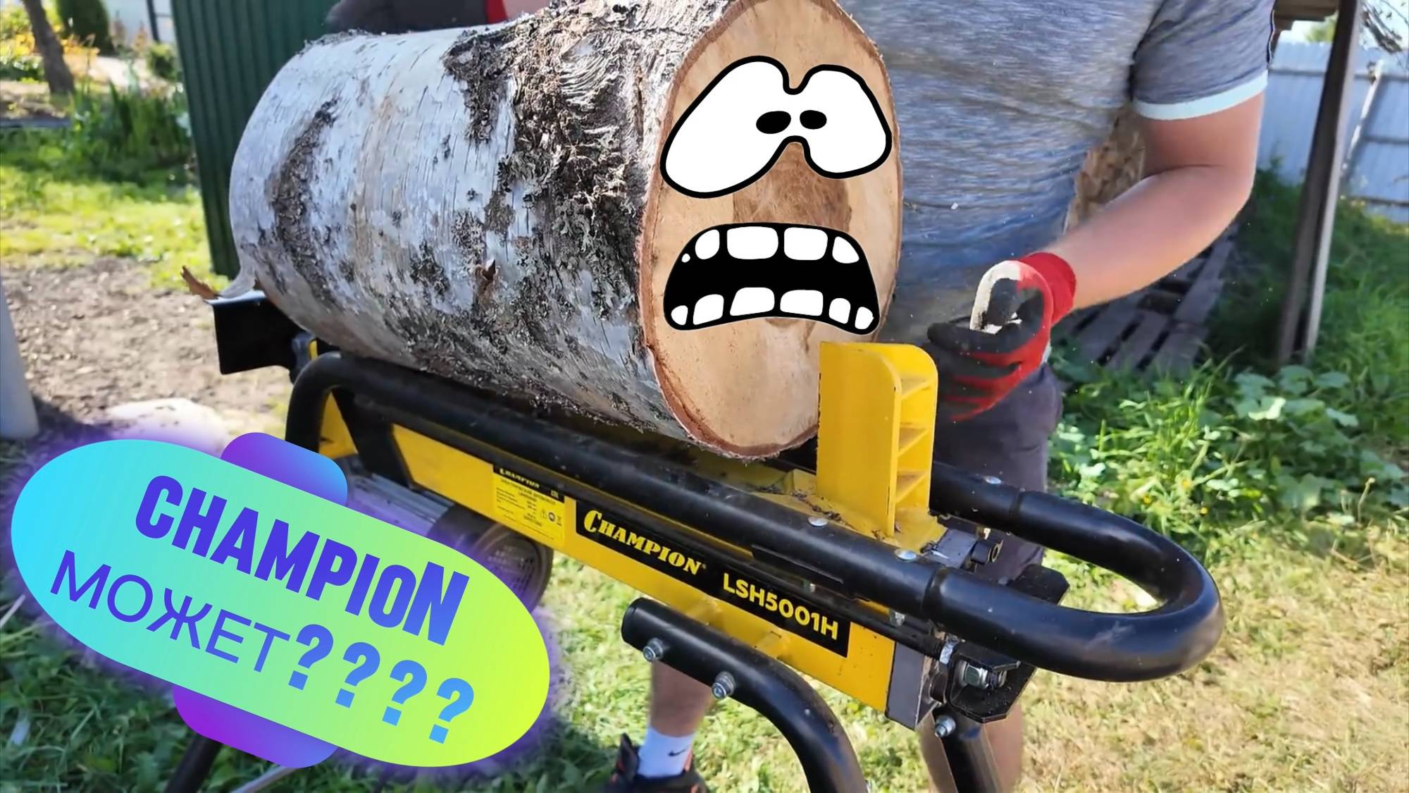 ЭЛЕКТРИЧЕСКИЙ ДРОВОКОЛ CHAMPION LSH5001H.