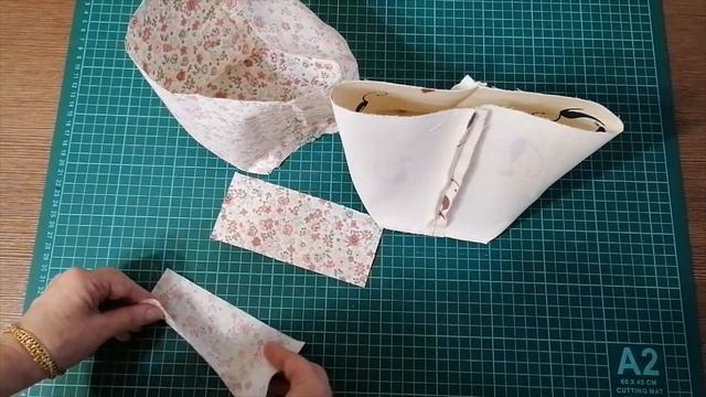 Текстильная корзина своими руками.