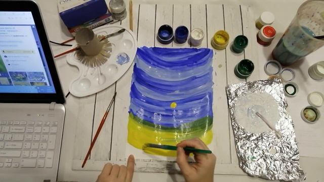 Как нарисовать одуванчики, рисование с детьми смотреть онлайн